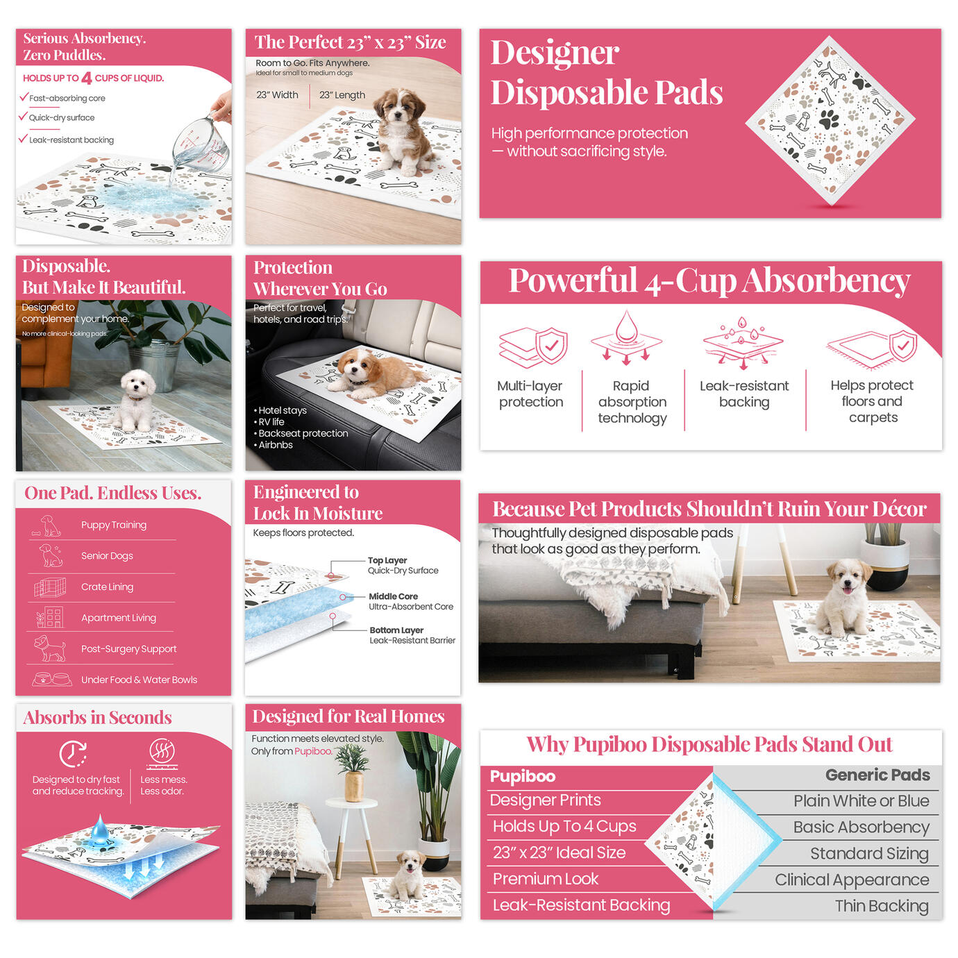 Pupiboo Listing & A+ Design
